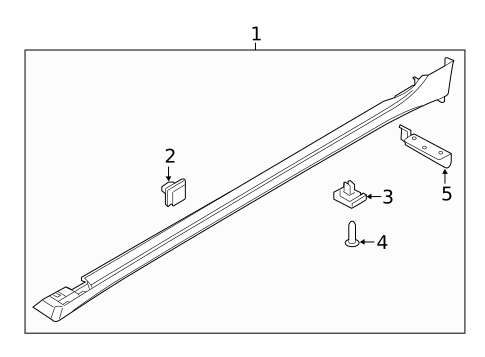 Exterior Trim - Pillars for 2017 Hyundai Sonata #0