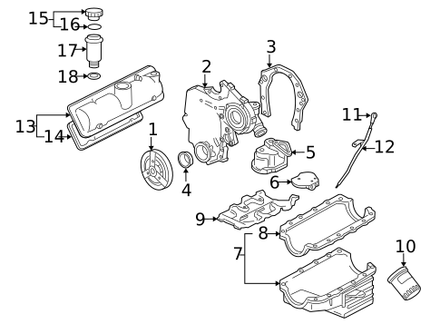 Engine Parts for 2008 Chevrolet Uplander #0