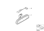 51169134459 - Retrofitting / Conversion / Accessories: Rearview Mirror Ec/Led for BMW Image