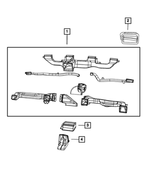 55055945AD - Air Conditioners and Heaters: Air Inlet Baffle for Mopar Image