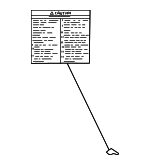 52368596 - Body: Caution Label for Chevrolet: C1500, C2500, C3500, K1500 Pickup, K2500 Pickup, K3500 Pickup | GMC: C1500 Pickup, C2500 Pickup, C3500 Pickup, K1500 Pickup, K2500 Pickup, K3500 Pickup Image