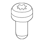 7147163333 - Electrical: Seat Belt Assembly Screw for BMW: 325i, 325xi, 328i, 328i xDrive, 328xi, 330i, 330xi, 335d, 335i, 335i xDrive, 335xi, i8, M3, X1 Image