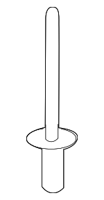 22116789829 - Electrical: Belt Reinforced Rivet for BMW: i8 Image