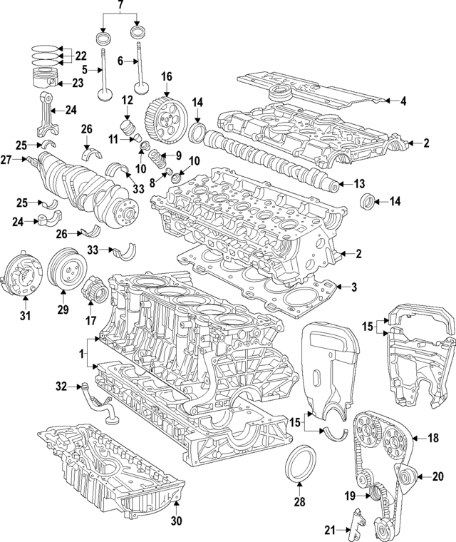 9497822 - : Engine Camshaft for Volvo: C70, S60, V70 Image