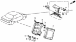 39797SE0004 - Electrical/Exhaust/Heater/Fuel: RELAY ASSY., POWER (4P) (RC-2201) (MITSUBA) for Honda Image