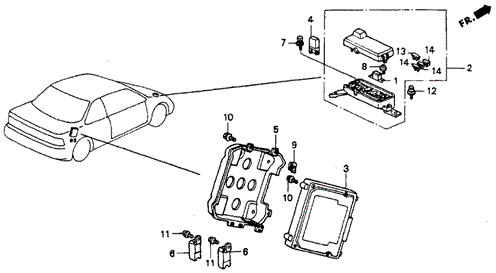 ABS Unit for 1993 Honda Accord #0