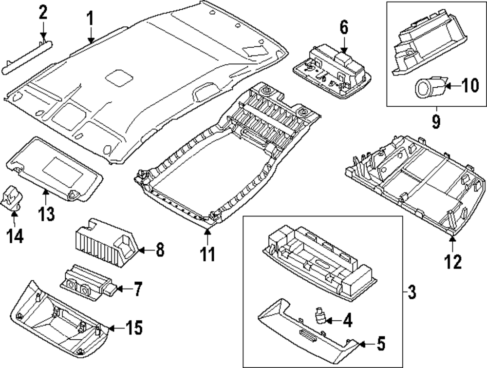 26430-7LA0A - Map Lamp 2025 Nissan Kicks | Boro Nissan Parts