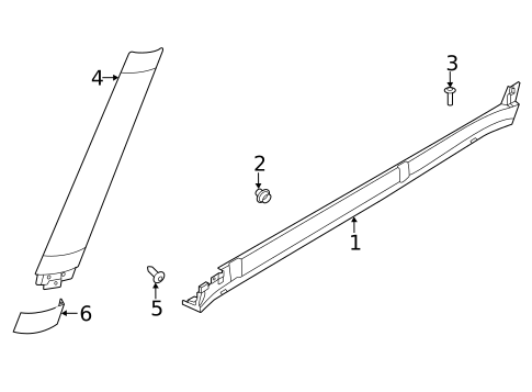 Exterior Trim - Pillars for 2020 Land Rover Defender 90 #0