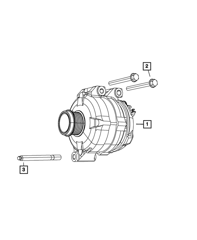 R4801779AG - : Engine Generator, Remanufactured for Mopar Image