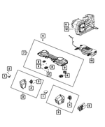 68283471AC - Electrical: Front Speaker Assembly, Left for Jeep: Gladiator, Wrangler Image