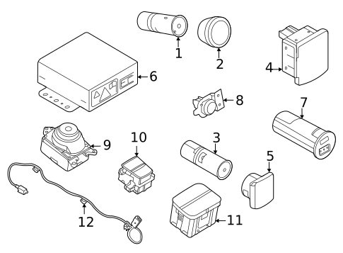 Automatic Transmission Components for 2023 Ford Escape #0