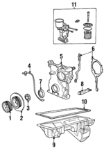 11231722553 - : Crankshaft Pulley for BMW: 325i, 325is, 525i, M3 Image