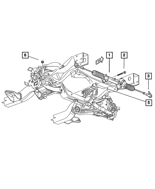 52038783AB - Steering: Steering Gear Bushing, Mounting for Mopar Image image