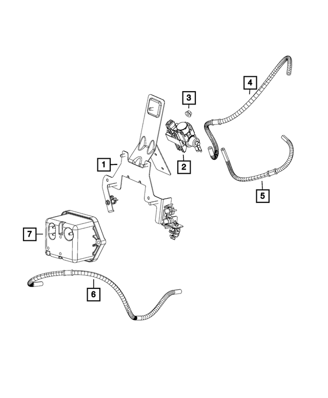 6106993AA - Emission Controls: Hex Nut And Washer, Mounting for Mopar Image