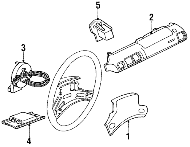 QG75LAZ - Electrical: Driver Air Bag for Mopar Image
