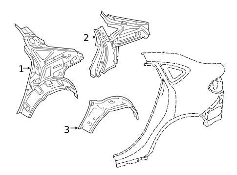 Inner Structure for 2020 Mercedes-Benz GLC63 AMG #1