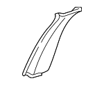 5FA56LAZAB - Body: Upper Center Pillar Trim for Mopar Image
