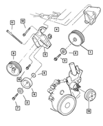 4854032 - Cooling: Water Pump Pulley for Mopar Image