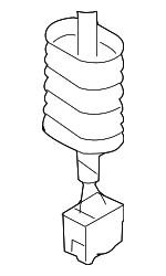 8D0959845F - Body: Boot for Volkswagen: Beetle, Golf, Jetta, Passat Image