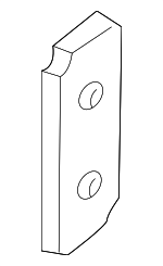 3B0809237D - Body: Striker Plate for Volkswagen: Beetle Image