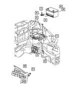 BB34F101AA - Electrical: Storage Battery, Us for Mopar Image