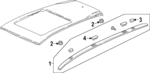 752603A0A01 - : Roof Rail for Honda: CR-V Image