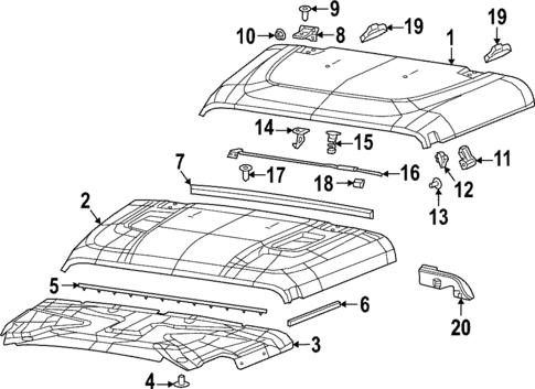 Hood & Components for 2025 Jeep Gladiator #2