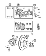 R5191268AB - Brakes: Disc Brake Caliper Assembly, Remanufactured, Right for Mopar Image