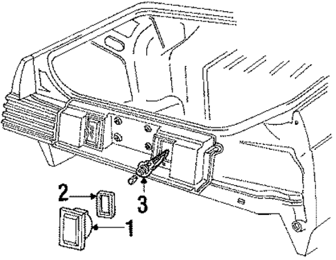 Backup Lamps for 1985 Mercury Marquis #0