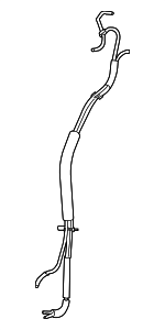 173080P161 - : 2020 Toyota Sienna - Vapor Hose for Toyota: Sienna Image