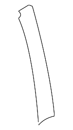 863734D002 - Body: Black Out Tape for Kia: Sedona Image