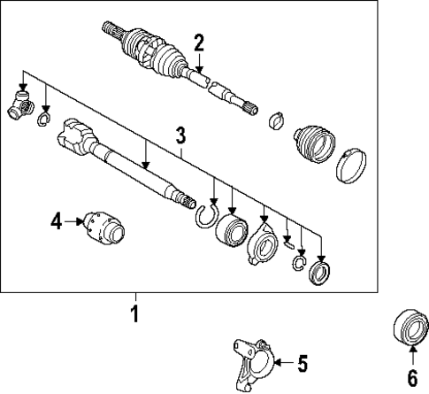 Drive Axles for 2025 Lexus NX350h #1