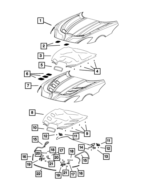 Hood and Hood Release for 2014 SRT Viper #0