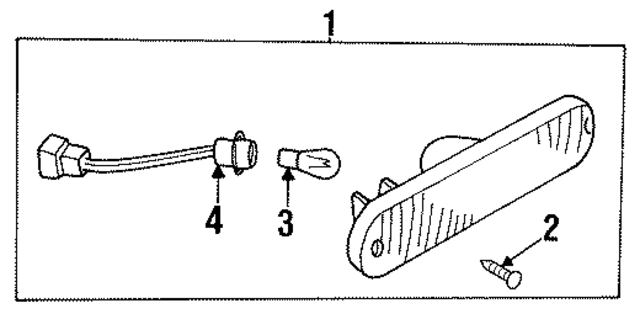 261900B000 - : Marker Lamp Assembly for Nissan: Quest Image