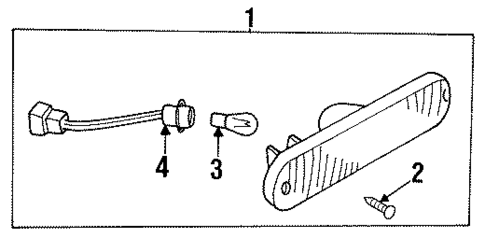 Bulbs - Chassis for 1993 Nissan Quest #1