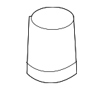 17227525819 - Cooling System: Lower Bracket Spacer for BMW: 525i, 525xi, 528i, 528i xDrive, 528xi, 530i, 530xi, 535i, 535i xDrive, 535xi, 545i, 550i, 745i, 745Li, 750i, 750Li, 760i, 760Li, Alpina B7, X3, Z4 Image