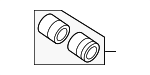 716970E030 - Body: Headrest, Outer Protector for Toyota Image