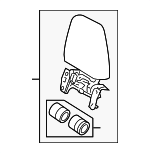 719700E340B0 - Body: Headrest, Outer for Toyota Image