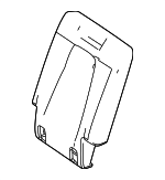 24793065019H93 - Body: Seat Back Cover for Mercedes-Benz Image