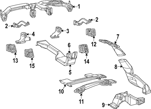 Ducts for 2021 Dodge Durango #0