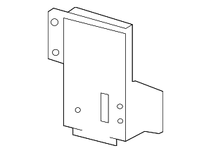 F81Z14B058AA - Electrical: Control Module Bracket for Ford Image