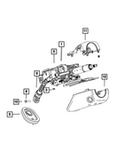 7LB15TX7AA - Steering: Steering Column Shroud for Mopar Image