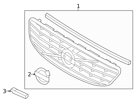 Grille & Components for 2014 Volvo XC60 #0
