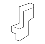 72141TZ5004 - Body: Handle Base Bushing for Honda: Civic, HR-V, Odyssey Image