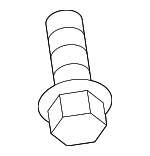 90104TR0000 - Body: Handle Base Mount Bolt for Honda: Civic, Odyssey, Passport, Pilot Image