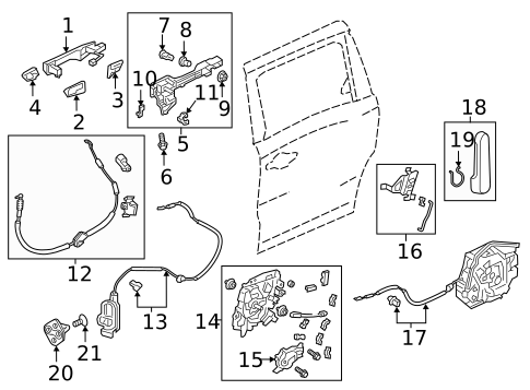 Sliding Door for 2018 Honda Odyssey #0