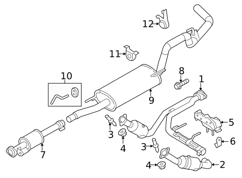Mufflers for 2011 Ford F-150 #0
