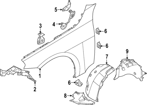 Fender & Components for 2025 BMW M2 #0