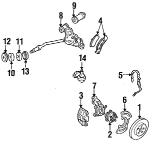 Rear Left Brake Caliper For Cadillac Eldorado, Buick Riviera, Olds Toronado (1979-1985) – Direct Fit, Includes Hardware