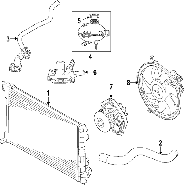 68526355AA - : Upper Hose for Mopar Image